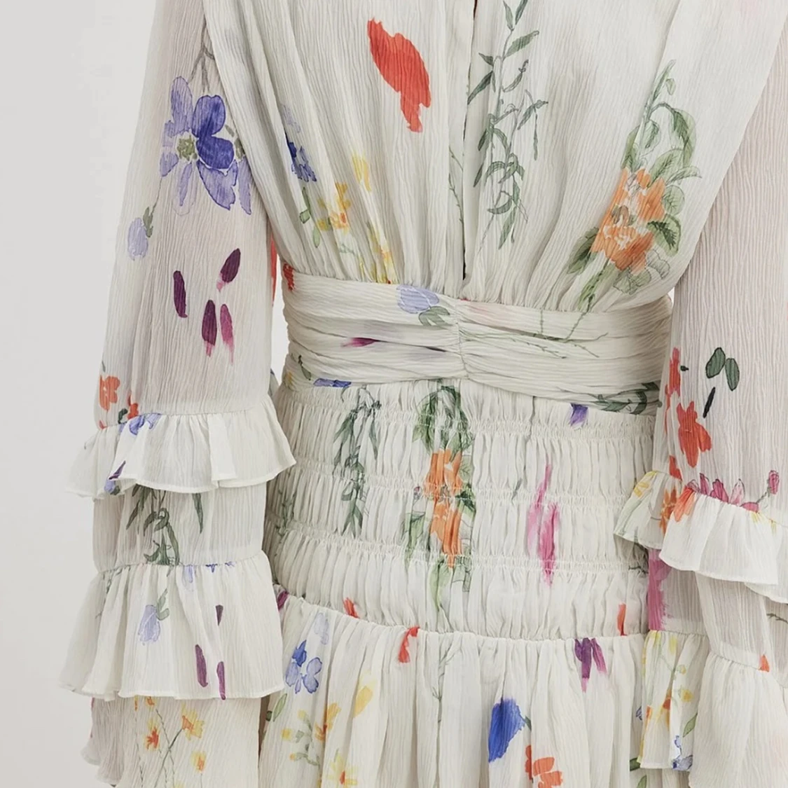 Blommig klänning  - 90