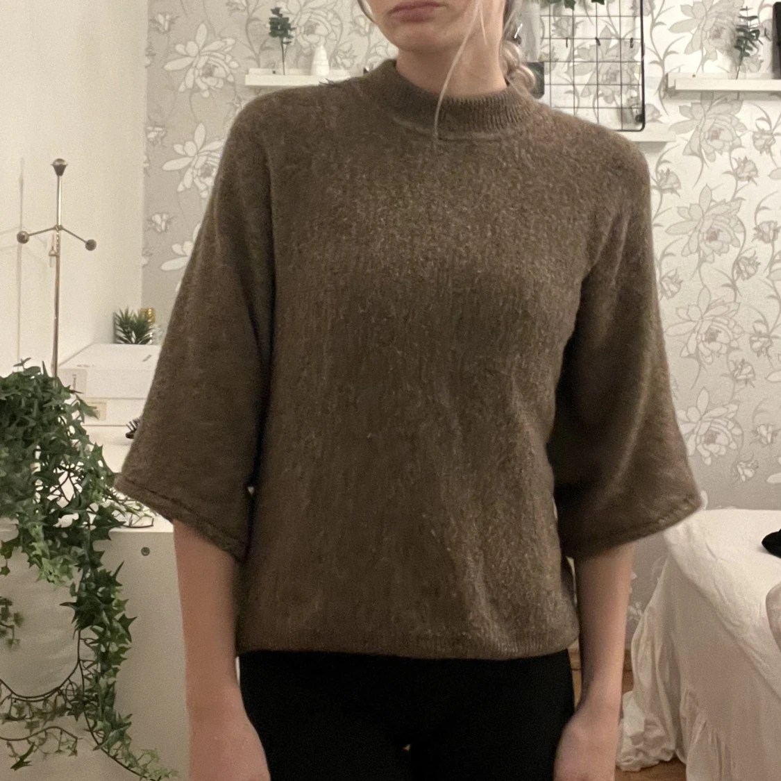 Trekvartsärmad tröja 