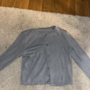 tröja/kofta från Zara - Superfin blå/grå kofta ifrån Zara! Köpt förra året men knappt använd  Nypris 300