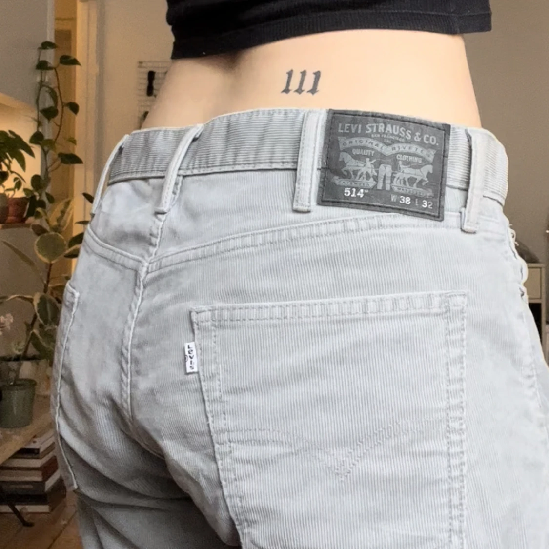 Vintage Levis Manchester Byxor grå - 90