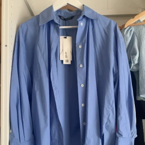 Blus från zara - Jättefin blus från zara men den bara hänger i min garderob, den är helt ny💞 den är i en väldigt oversized modell