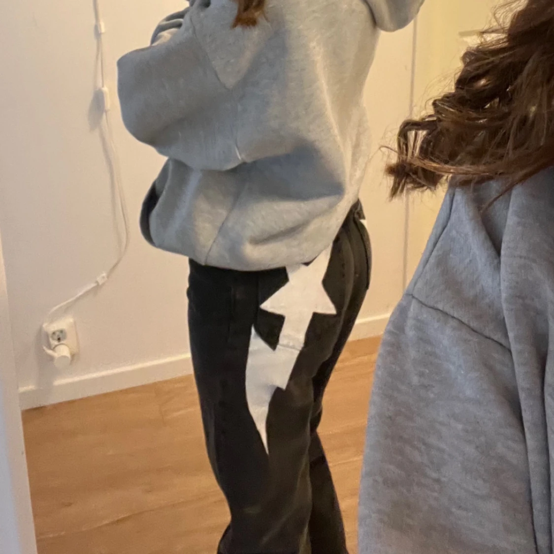 Baggy jeans me tryck - 90