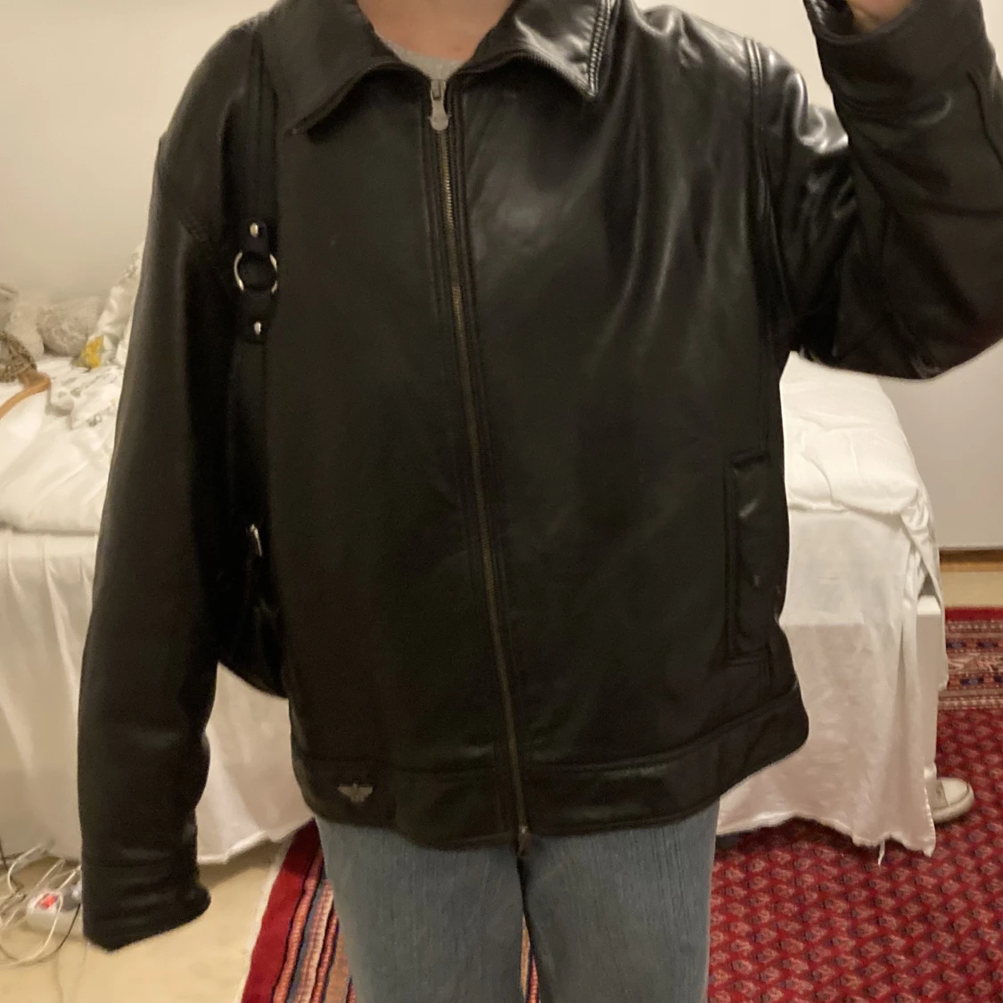 Läderjacka  - 91