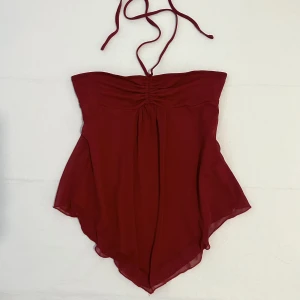 2000s meshtopp - halternecktopp i mesh, strl 146 men passar xxs