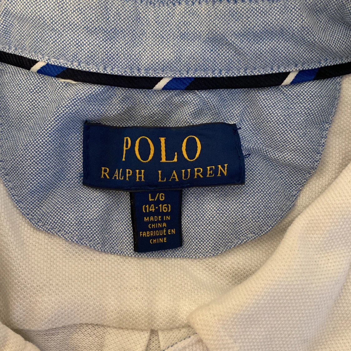 Ralph Lauren långärmad pique - 90