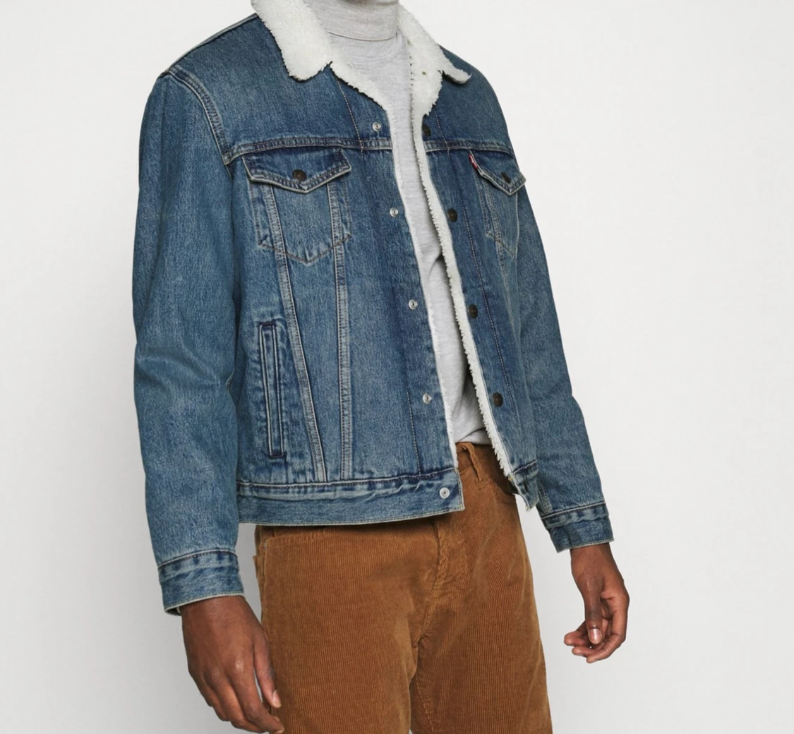 Levi’s Teddy Jeansjacka🧸🍂🍁 - 90