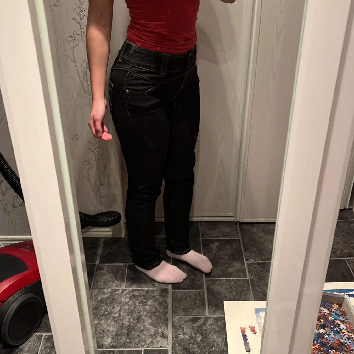 Svarta jeans stl 38 - 91