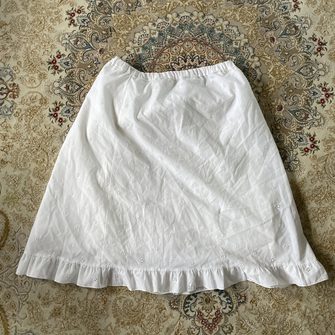 Vit vintage söt kjol  - 90