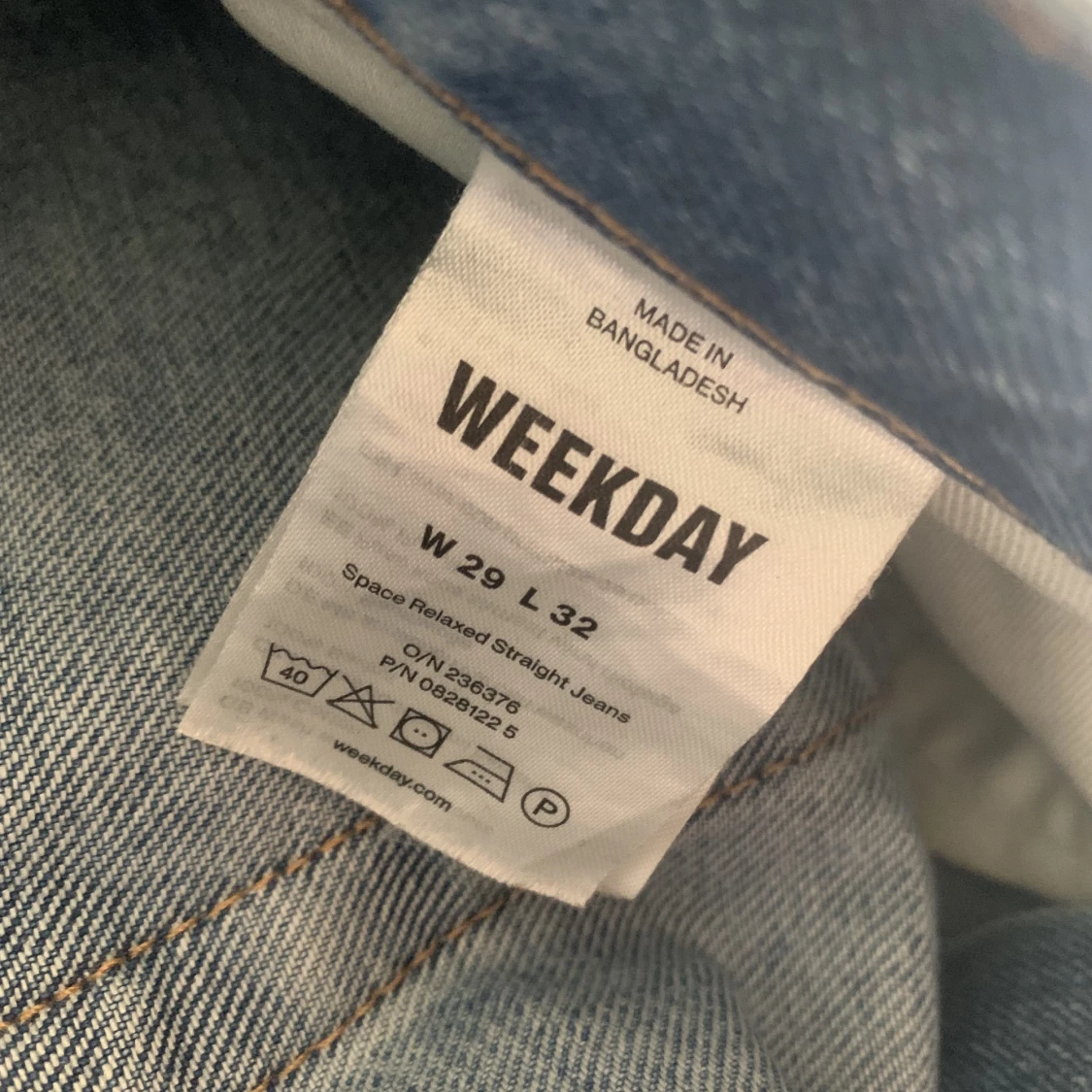 Weekday Space Jeans - Blå - 91