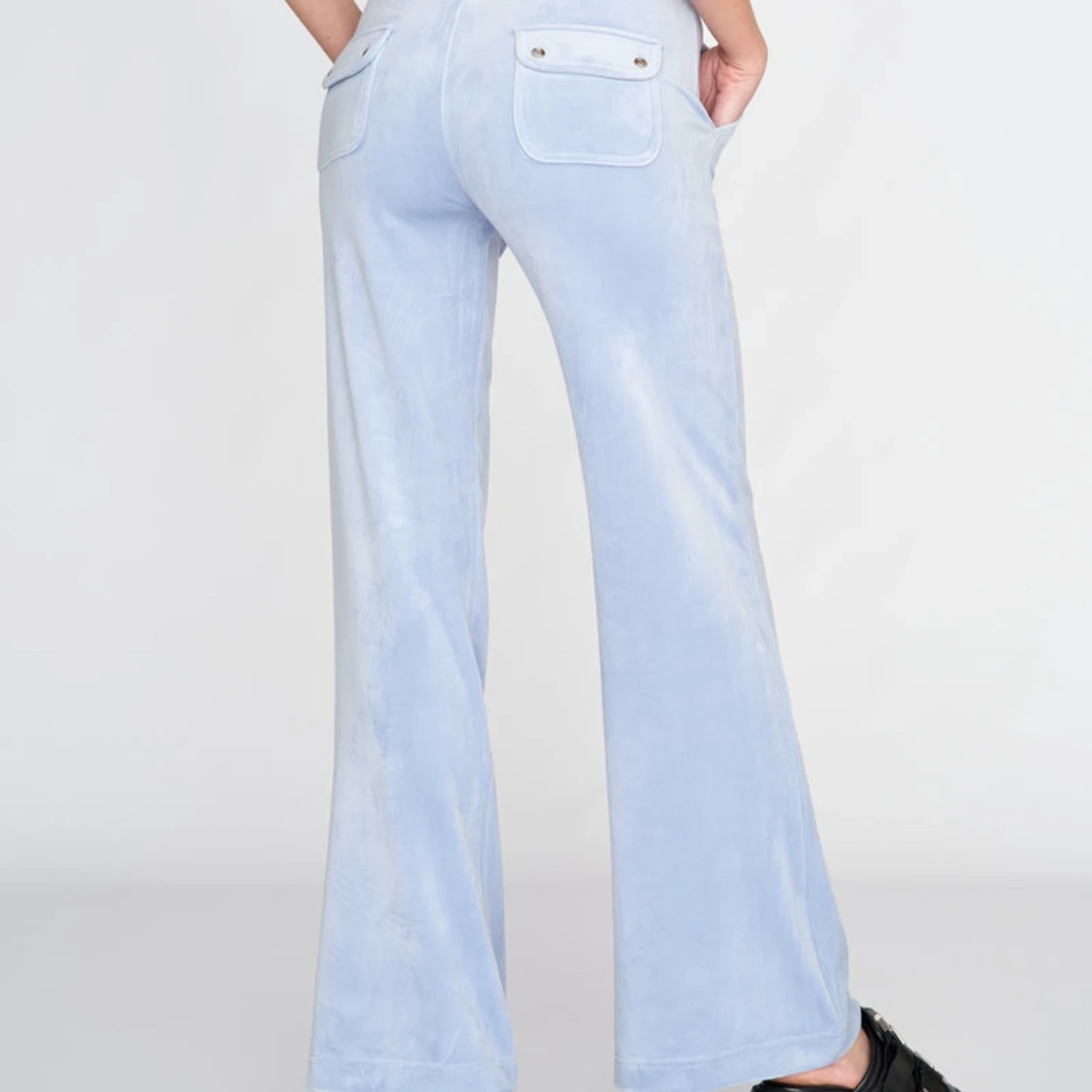 Blå juicy byxor - 90