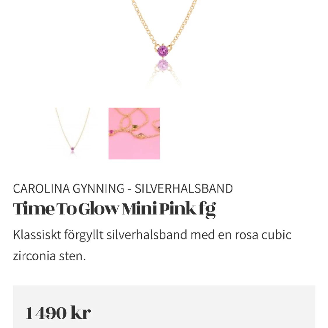 Carolina Gynning smycke  - 90