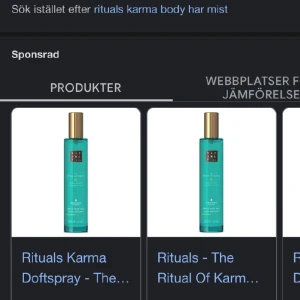 Rituals of karma - Body and hair mist oanvänd. Helt full