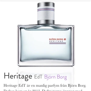 SÖKES!!! Björn Borg heritage edt - Sonens favorit parfym som sedan länge är slutsåld åkte i golvet av vår ”älskade” katt.. Är det någon som har denna att sälja för vettigt pris?