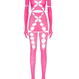 Äkta rosa Poster Girl outfit, saknas några knappar men annars bra skick. Använd två gånger. 