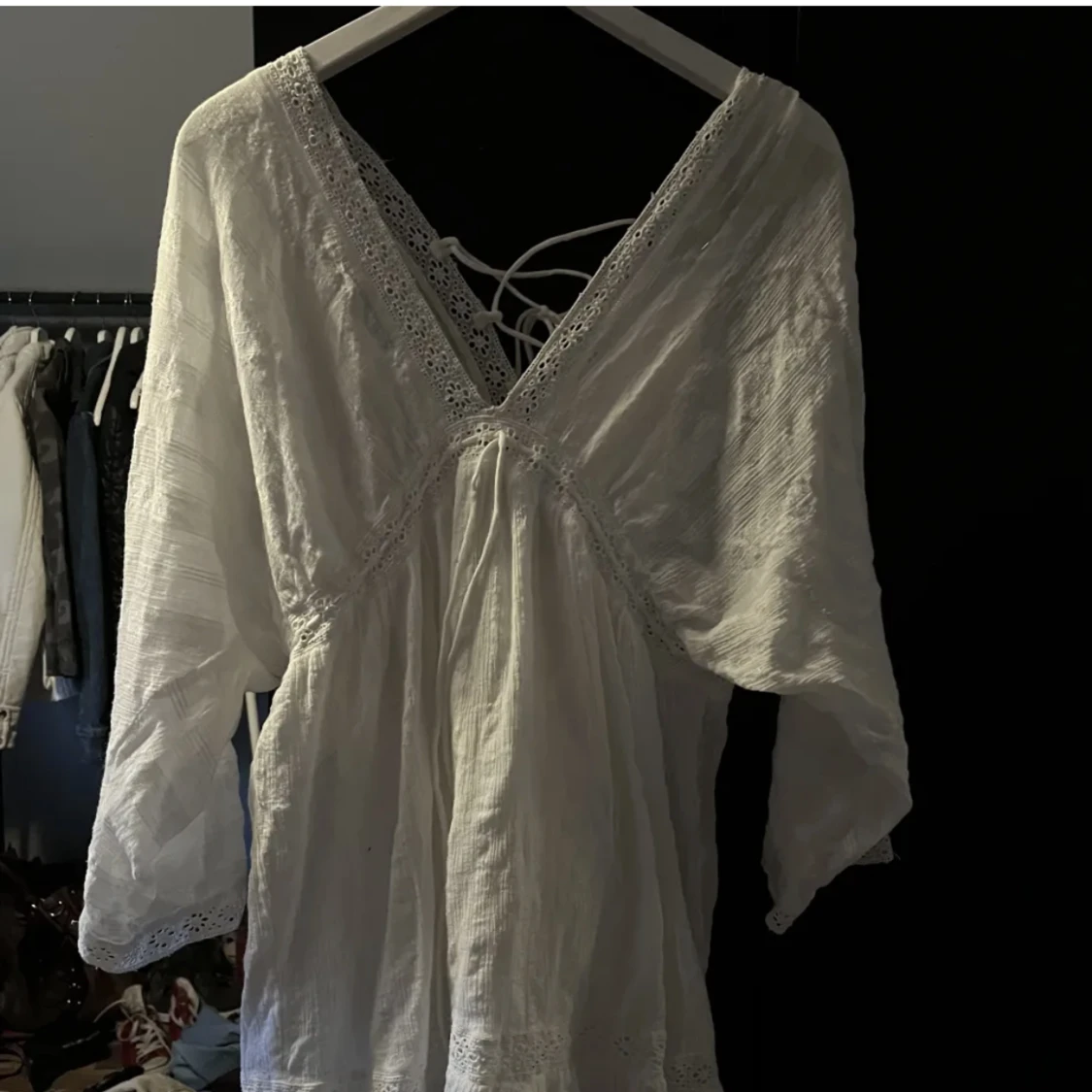 Superfin vit sommarklänning 💞 - 90