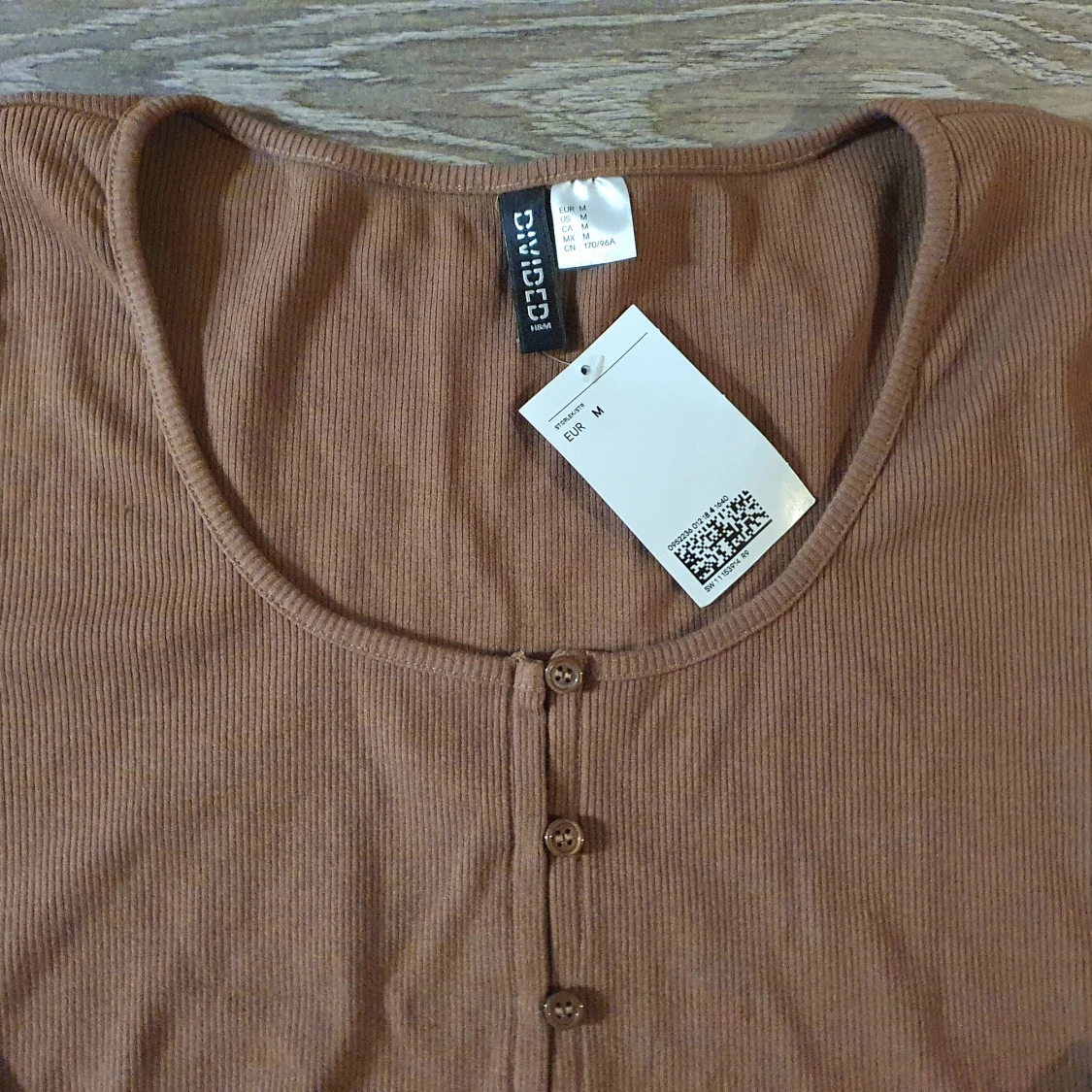 *NY* Brun top från H&M, stl M - 90