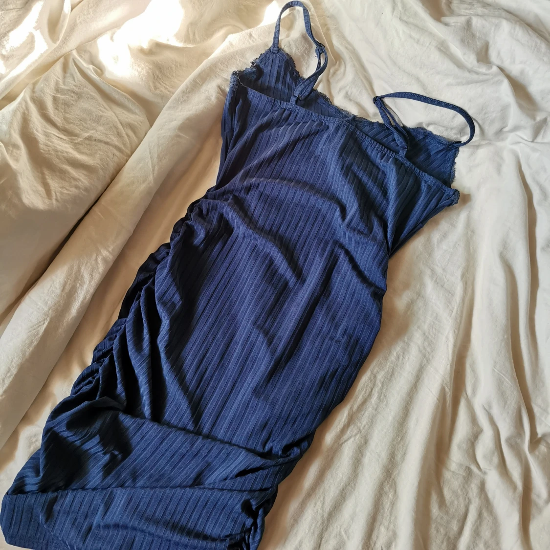 Mörkblå klänning - 90