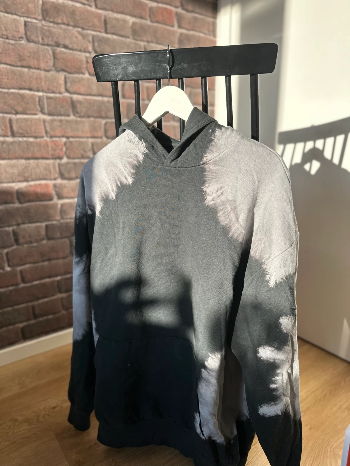Oversized Hoodie Med Tryck  - 90