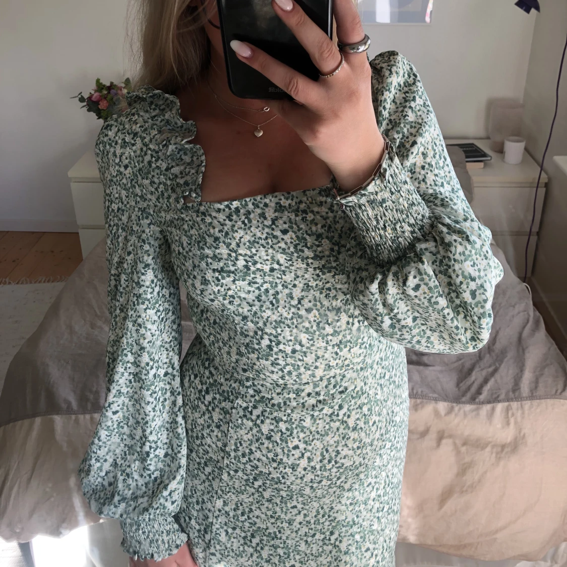 Grön sommarklänning🌷 - 90