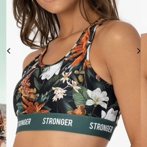 Strongertopp/sportBH - Grön topp/bh 