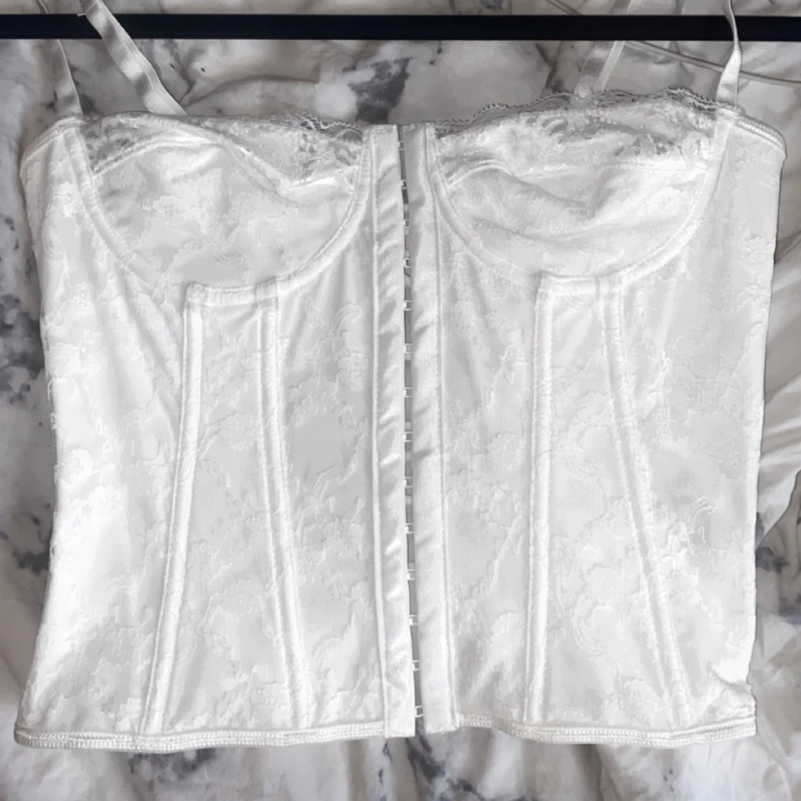 Vit topp korsett
