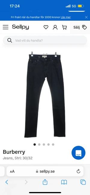 Burberry 30/32 - Fint skick 