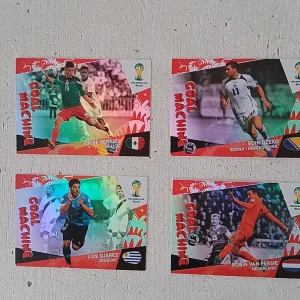 Panini fottbollskort - Fottbolls kort bra skick alla för 300 kr