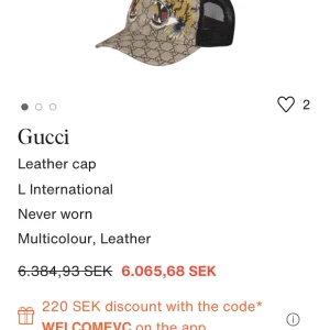 Gucci lion keps  - Helt ny keps använd 1 gång, kommer med box och kvitto såklart! 