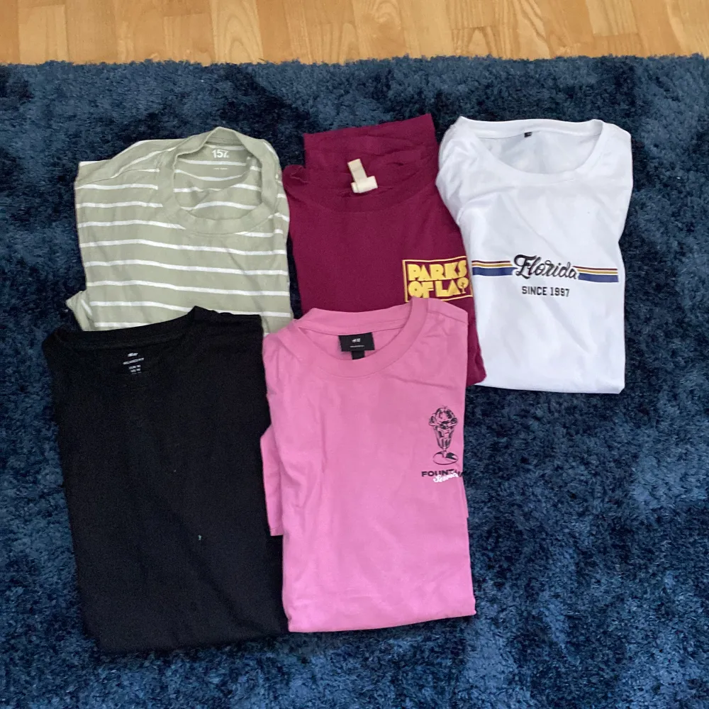 T-shirts från diverse märken. Storlek M! 1 för 50 kr 2 för 80 kr 3 för 100 kr Allt för 130 kr. T-shirts.