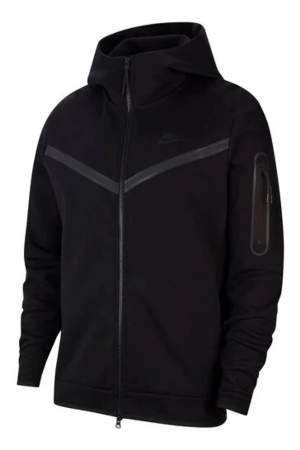 Nike tech hoodie svart I bra skick