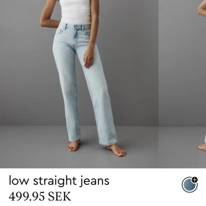 Low straight jeans - Helt nya! Prislapp kvar!! 💖🧡