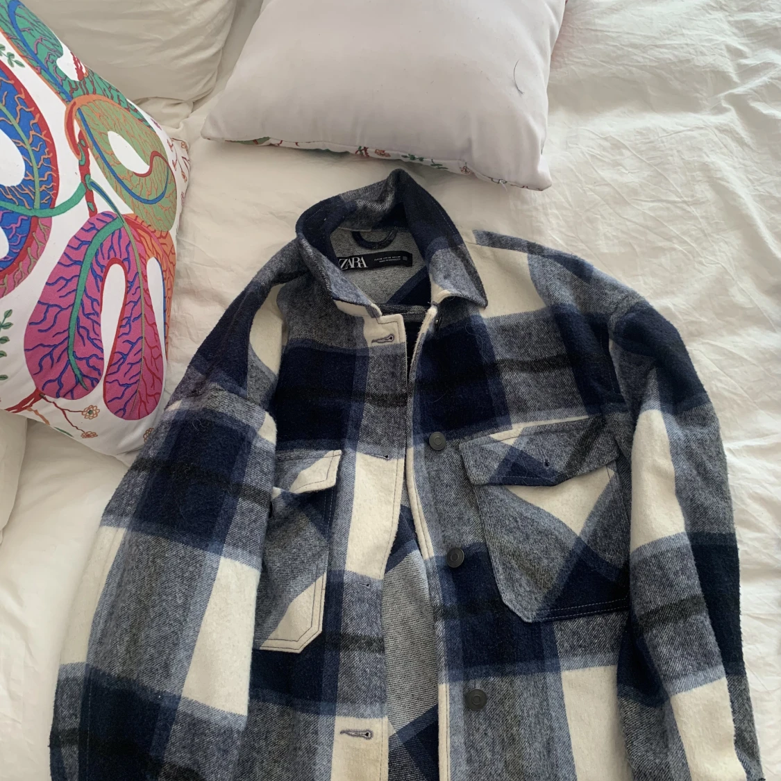 Rutig jacka från zara 