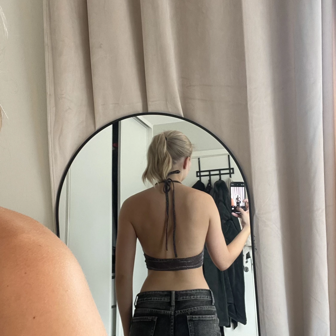 Brun-glittrig topp - 91