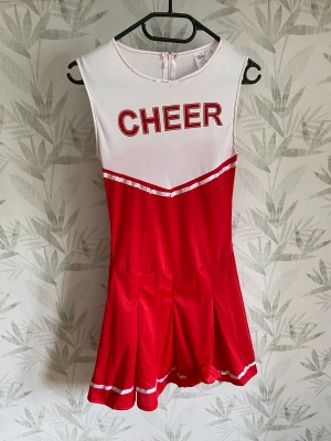 Cheerleaderdräkt - En cheerleaders kostym som är använt 3 gånger. Är köpt ifrån party hallen.