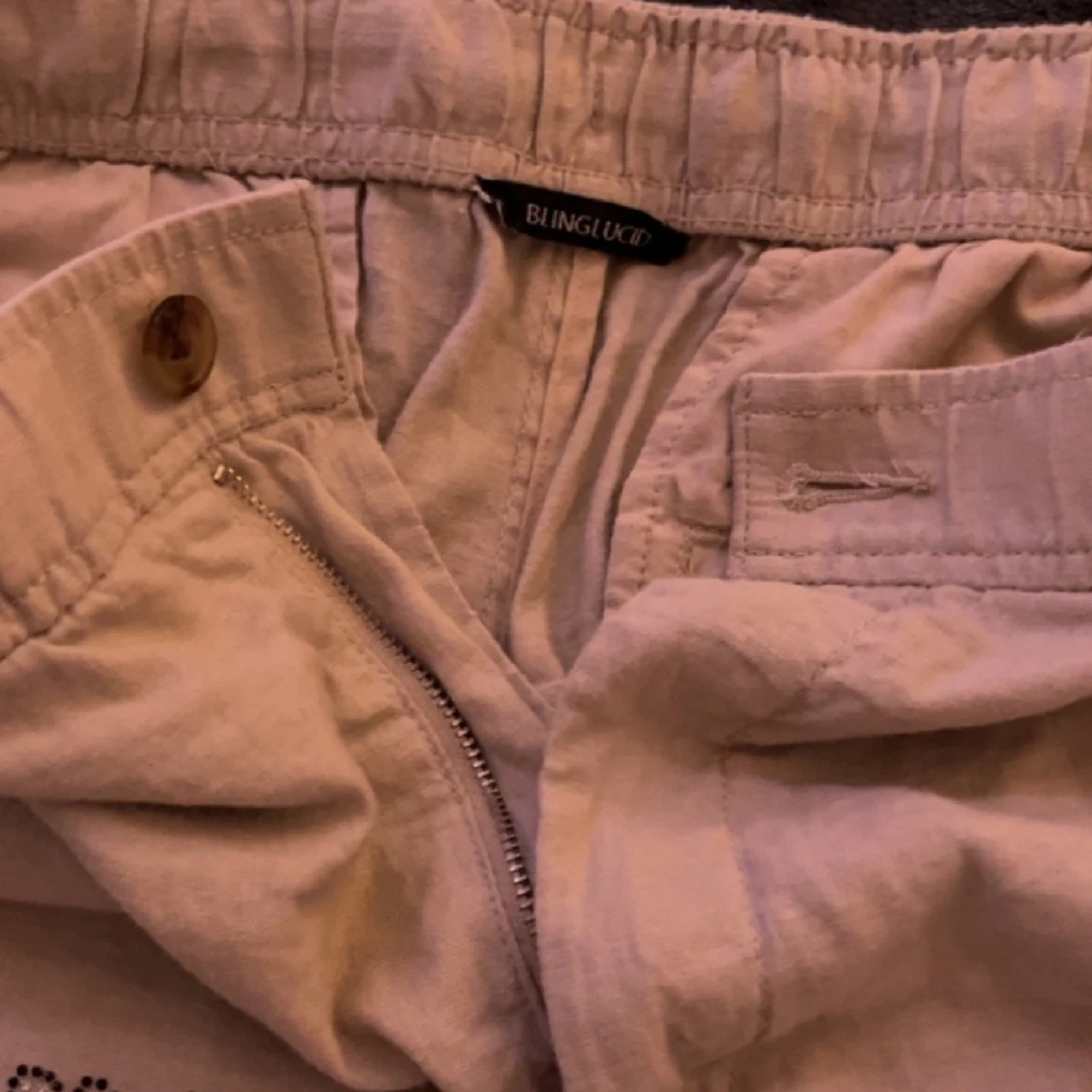 Bling lucid linnebyxor - 91
