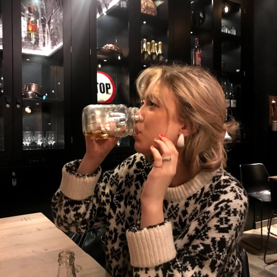 Stickad tröja från hm - 90