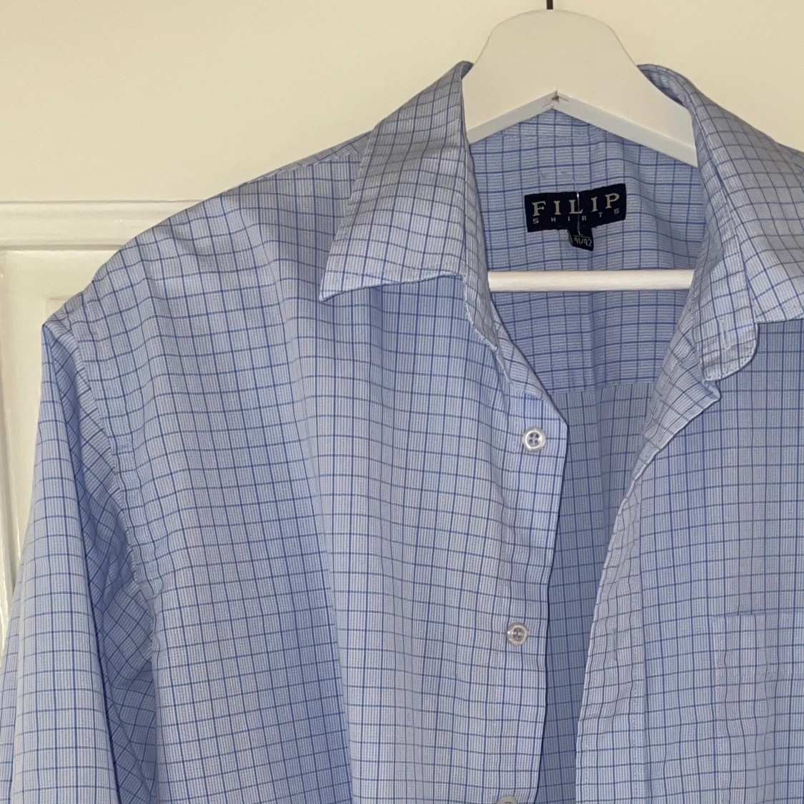 Ljusblå skjorta  - 90