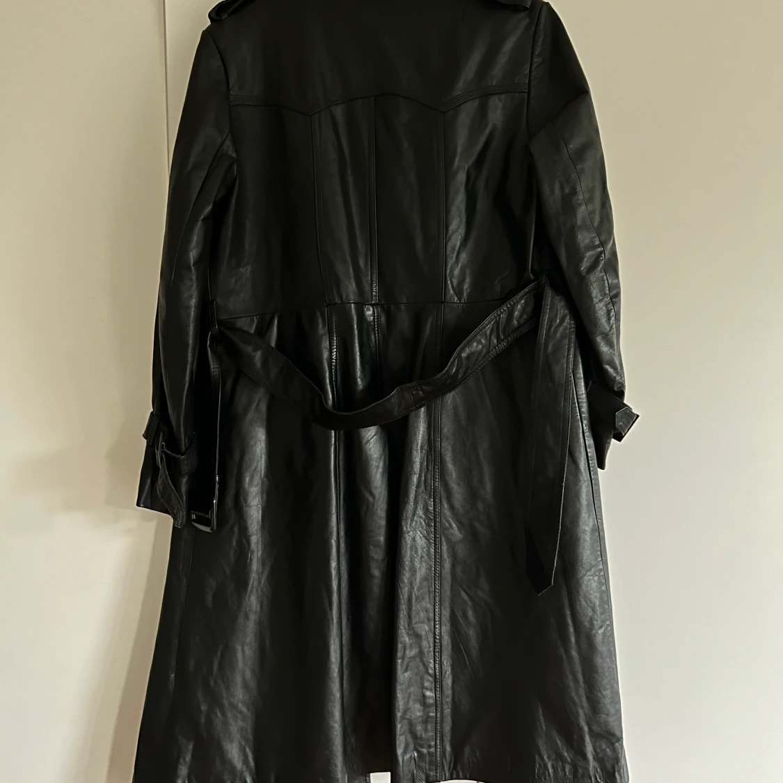 Vintage Läderkappa - 90