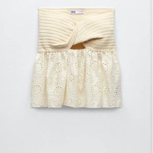 Vit topp zara - Slutsåld, storlek m men sitter som en S, helt ny aldrig använd 