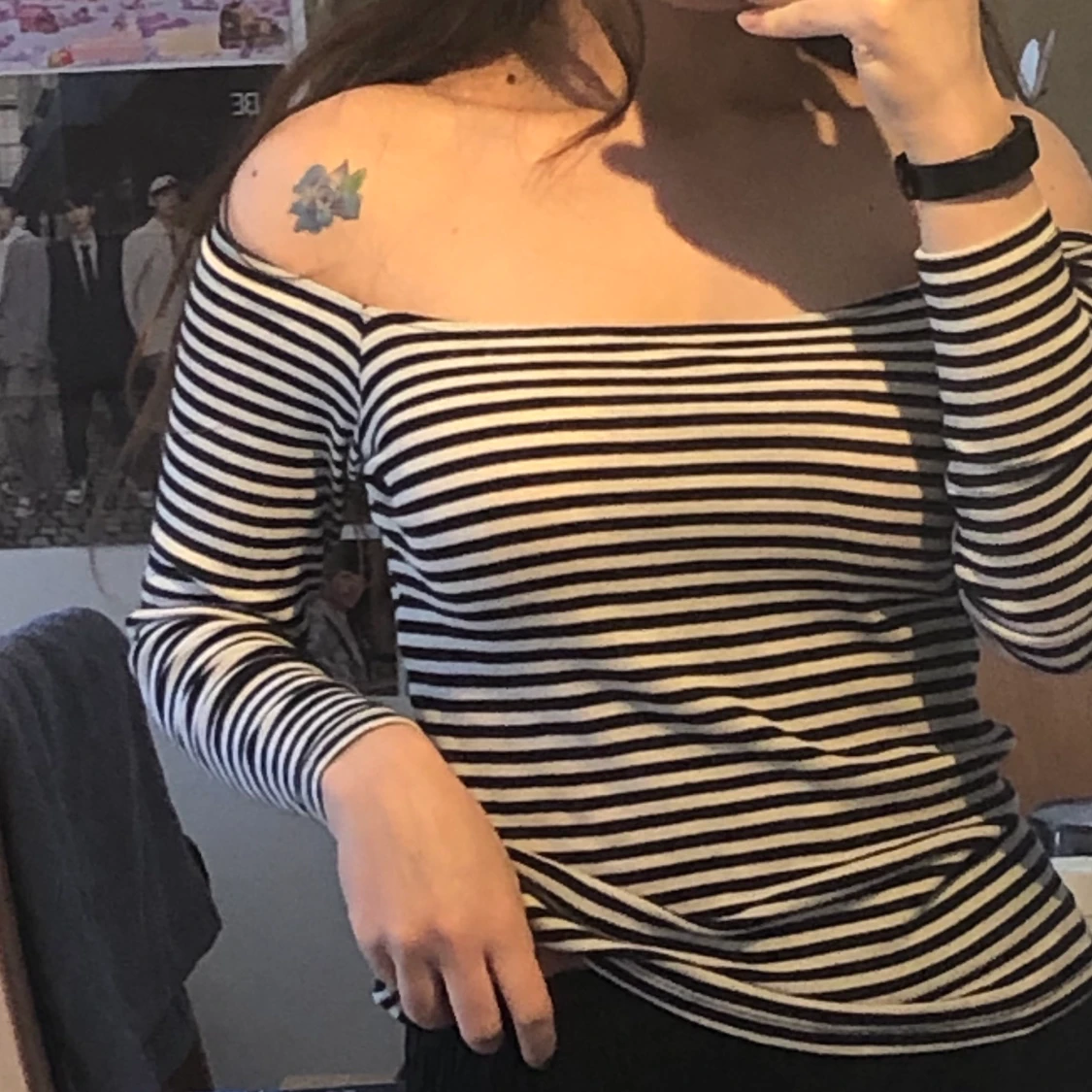 H&M off the shoulder striped top - 90
