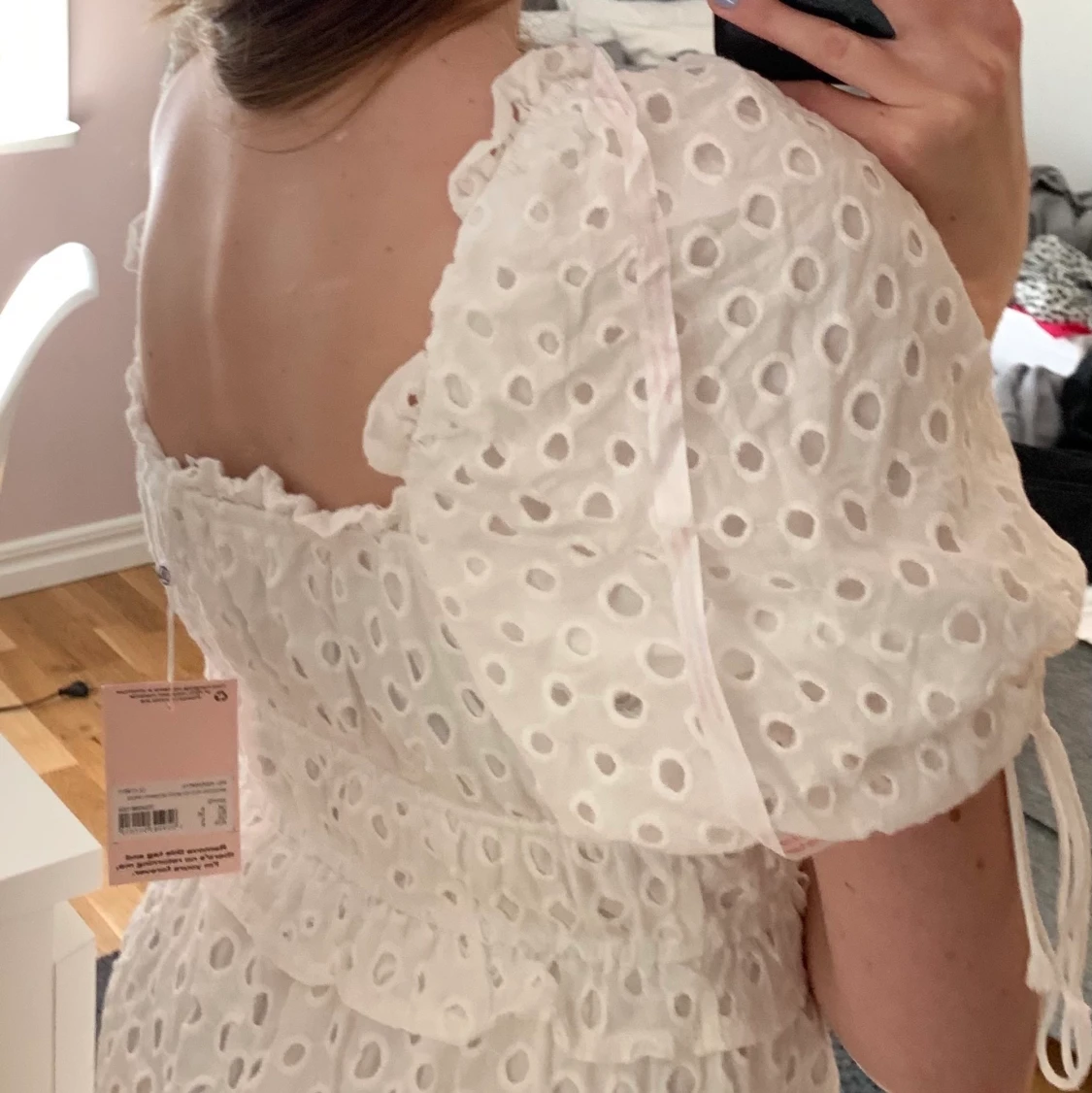 Vit sommarklänning  - 91