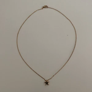 Guld halsband med ett stjärna❤️ - Använt 1 gång❤️