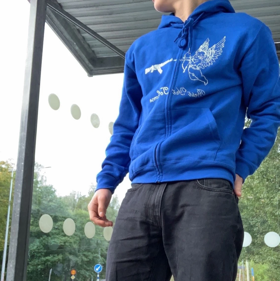 Best Yet To Come - zip hoodie storlek S💙