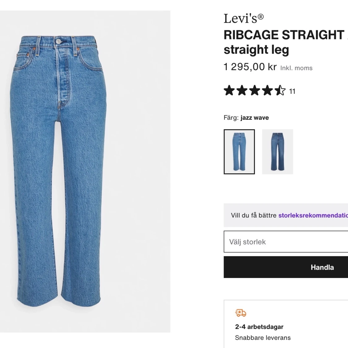 Levi’s Ribcage Crop Flare Jeans - 91