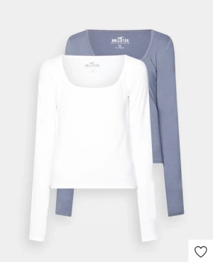 Långärmad tröja  - Vit långärmad tröja från Hollister. !SÄLJER BARA DEN VITA! åldrig använt men super fin!!