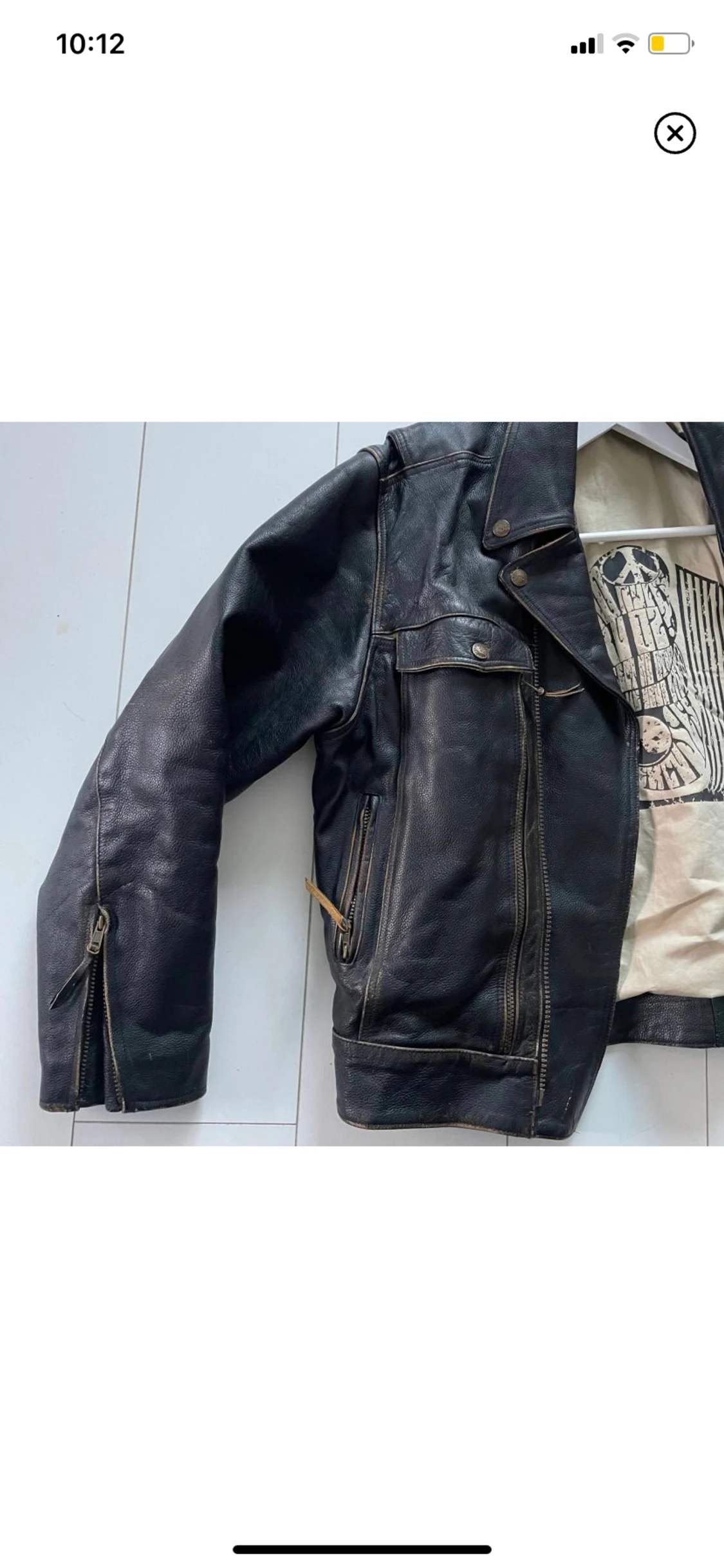 Vintage läder jacka  - 90