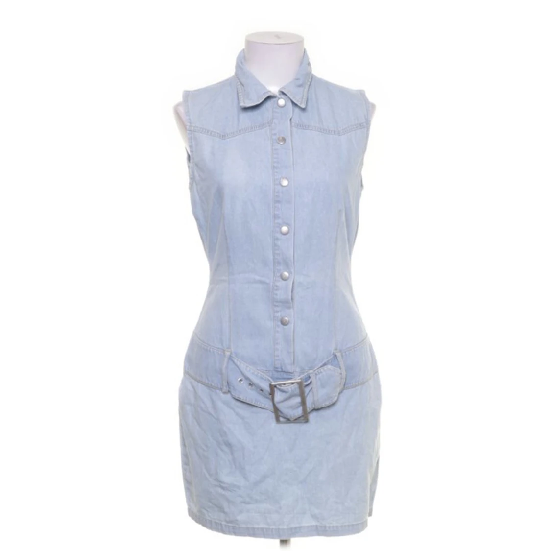 Retro jeansklänning