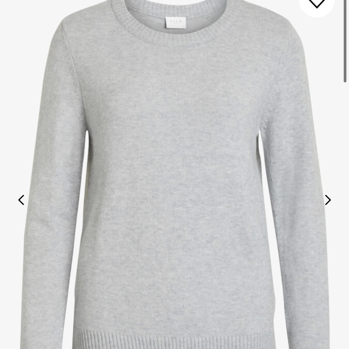 Grå vila tröja  - 90