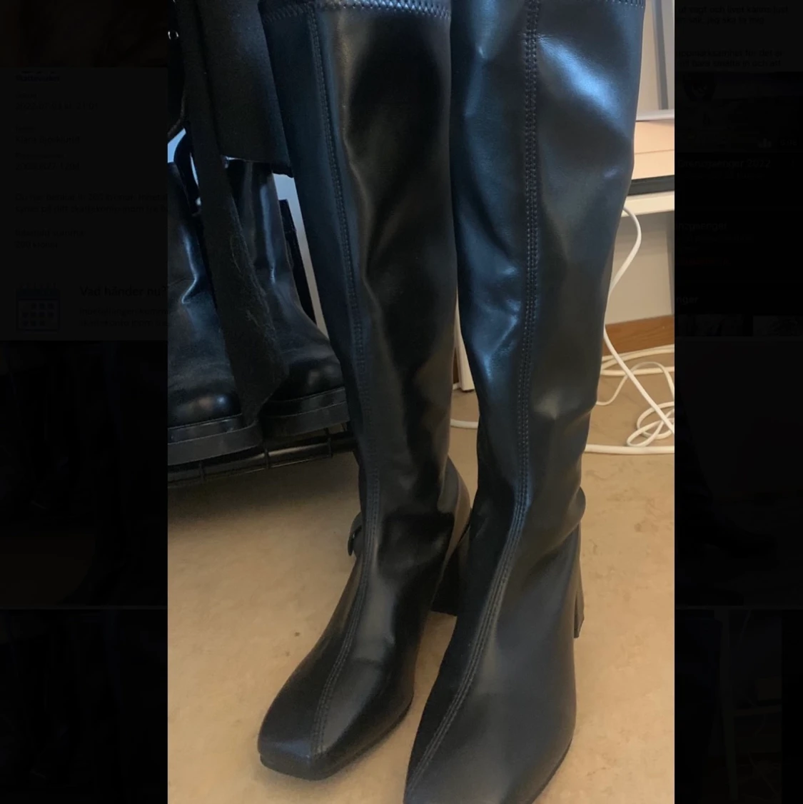 Stövlar med klack - 91