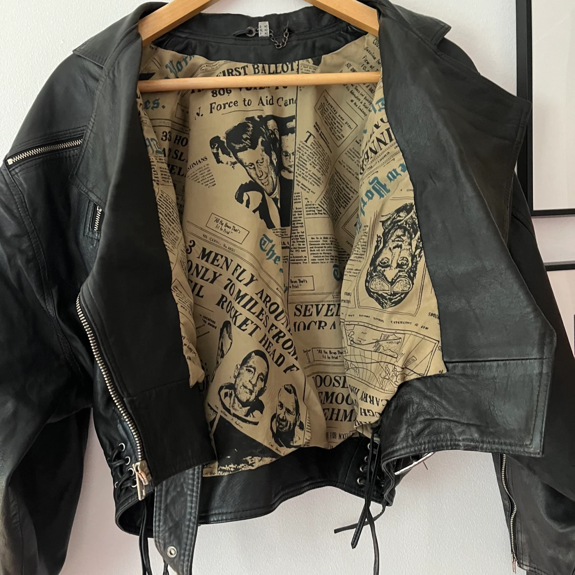 Unik vintage skinnjacka  - 91